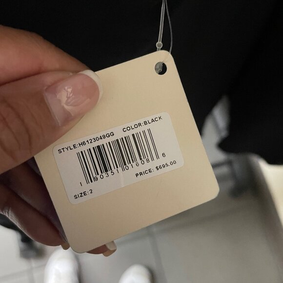 Haute Hippie The Caravan Halter Jumpsuit Black Size 2 - Picture 8 of 9